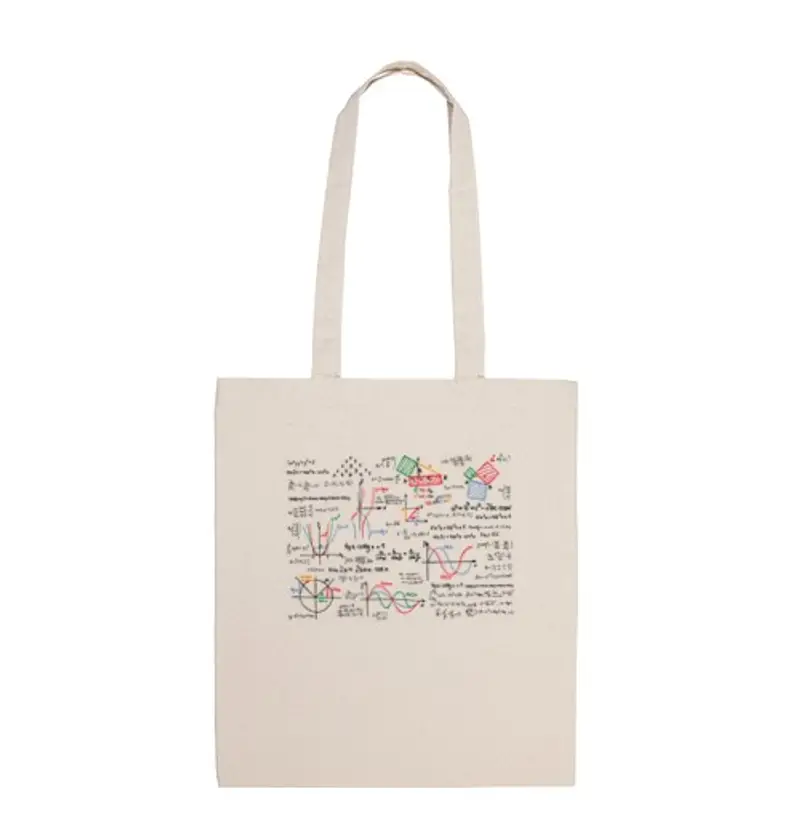 tostadora.it Borsa di tela matematica