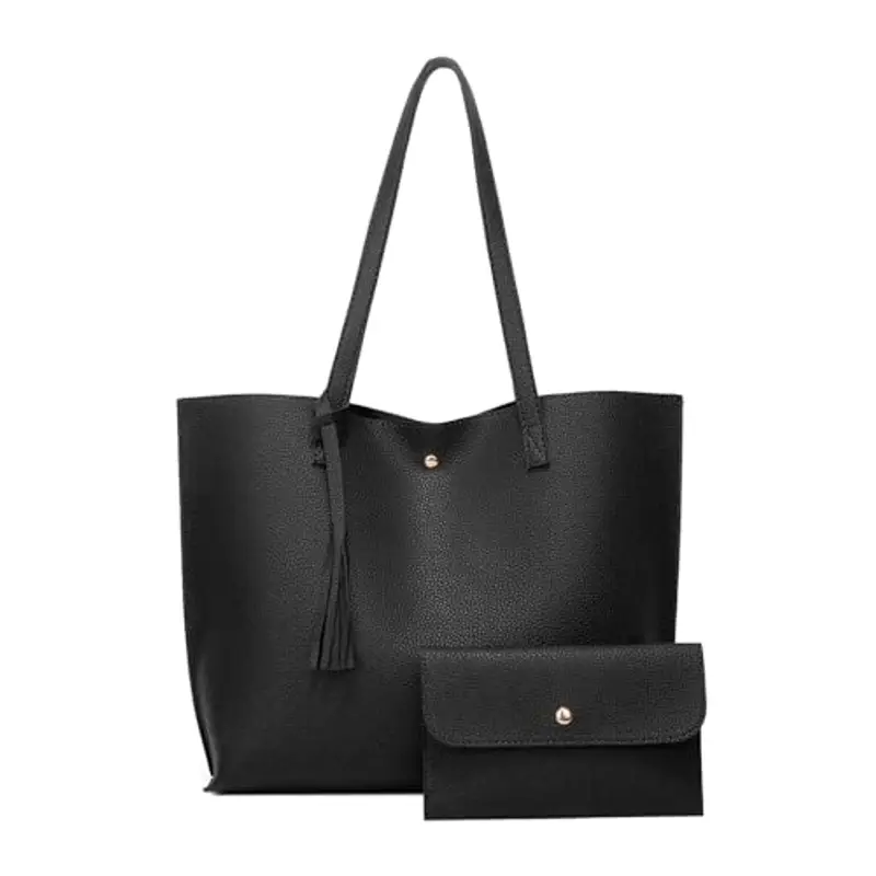 Tibapla Borsa Donna Grande Tracolla Borsa Donna Grande Capienza Per PC Borsa Donna PU Pelle A Tracolla Tote Bag Borsa Da Lavoro