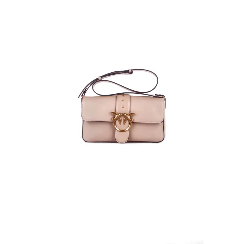 PINKO Borsa Donna Beige grigio Love one classic slouchy fl