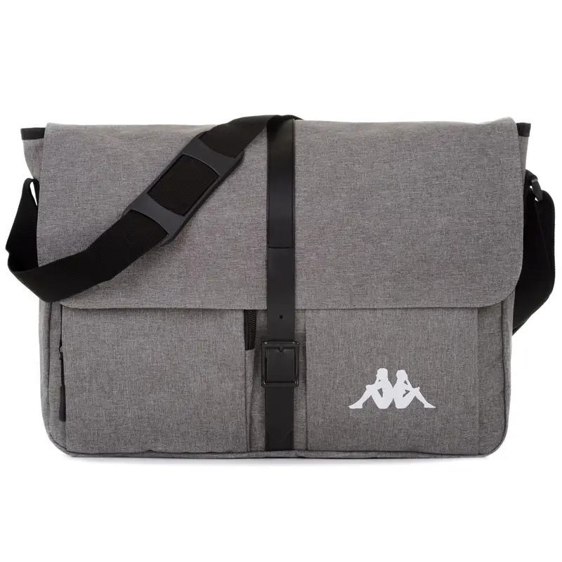 borsa sportiva da uomo e donna in poliestere grigio da fitness | Kappa