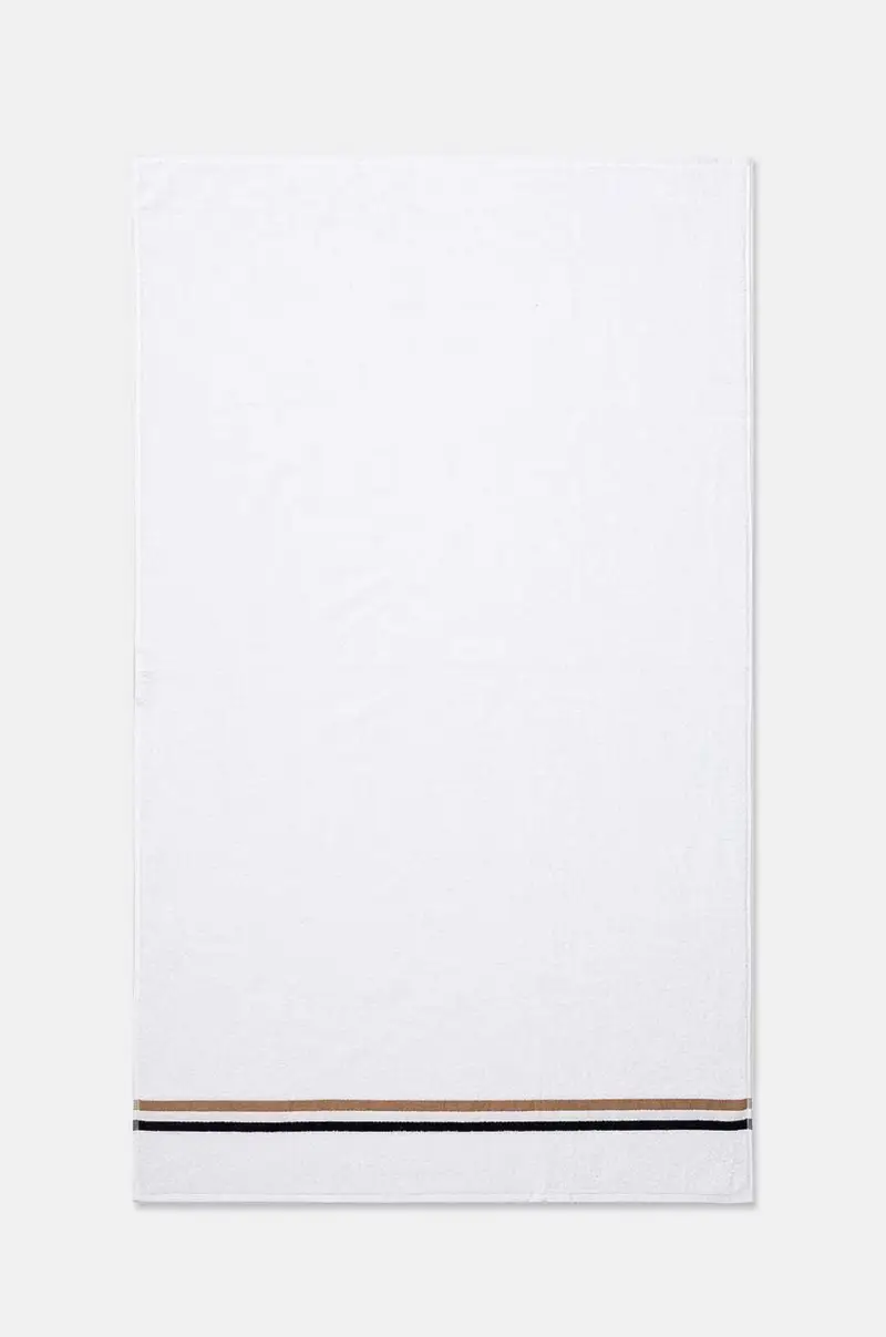 Boss asciugamano grande in cotone BLINEA White 90 x 150 cm Bianco