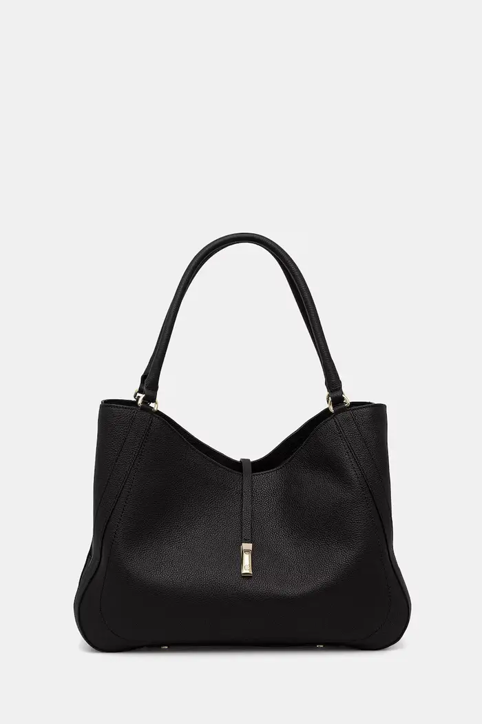 Boss borsa da donna in pelle REAH MEDIUM TOTE Nero