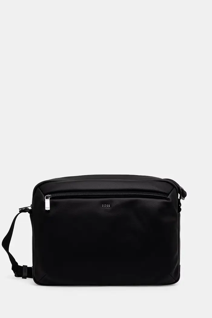 Boss borsa da uomo Jace_Zip Messenger Nero