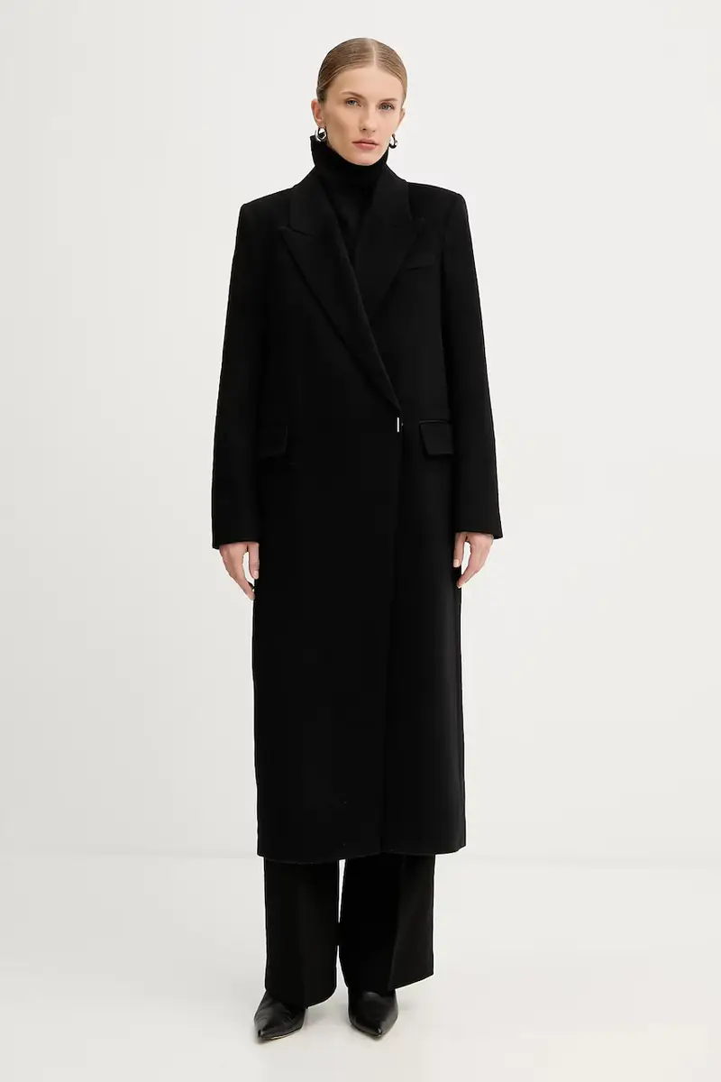 Boss cappotto in cashemire colore nero 50548726