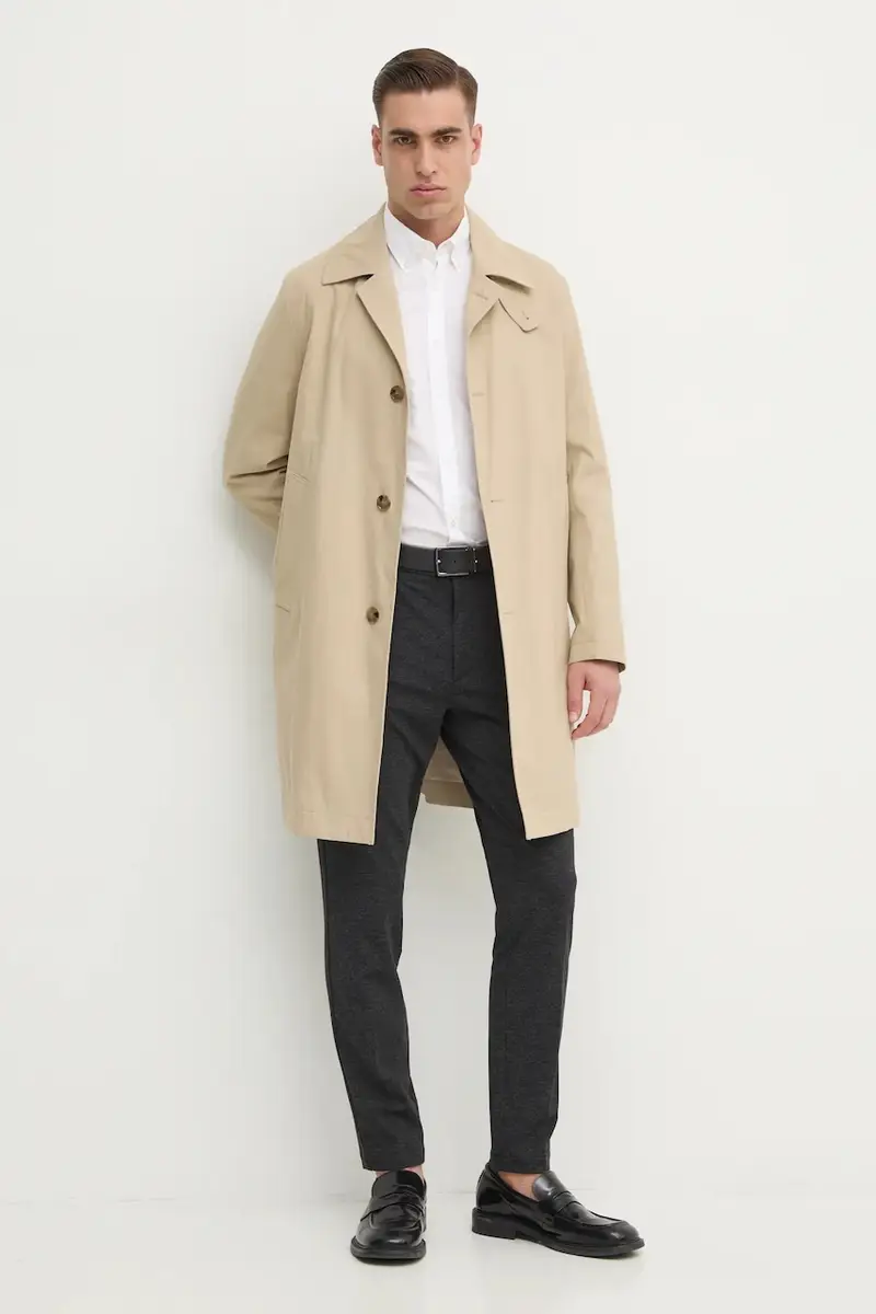 Boss cappotto uomo colore beige 50540478