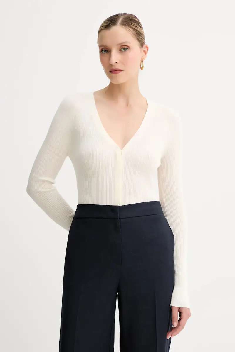 Boss Cardigan Donna Beige 3572875