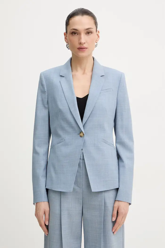 giacca in lana Blu