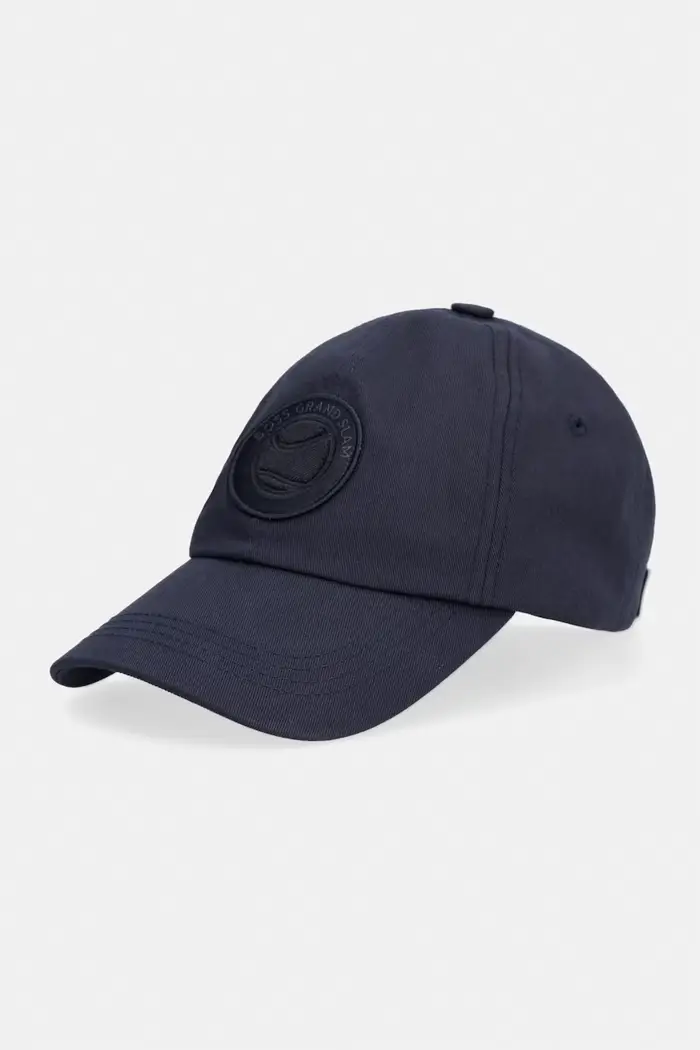 BOSS Green berretto con visiera da uomo in cotone Lach-Tennis-Lifestyl Blu navy