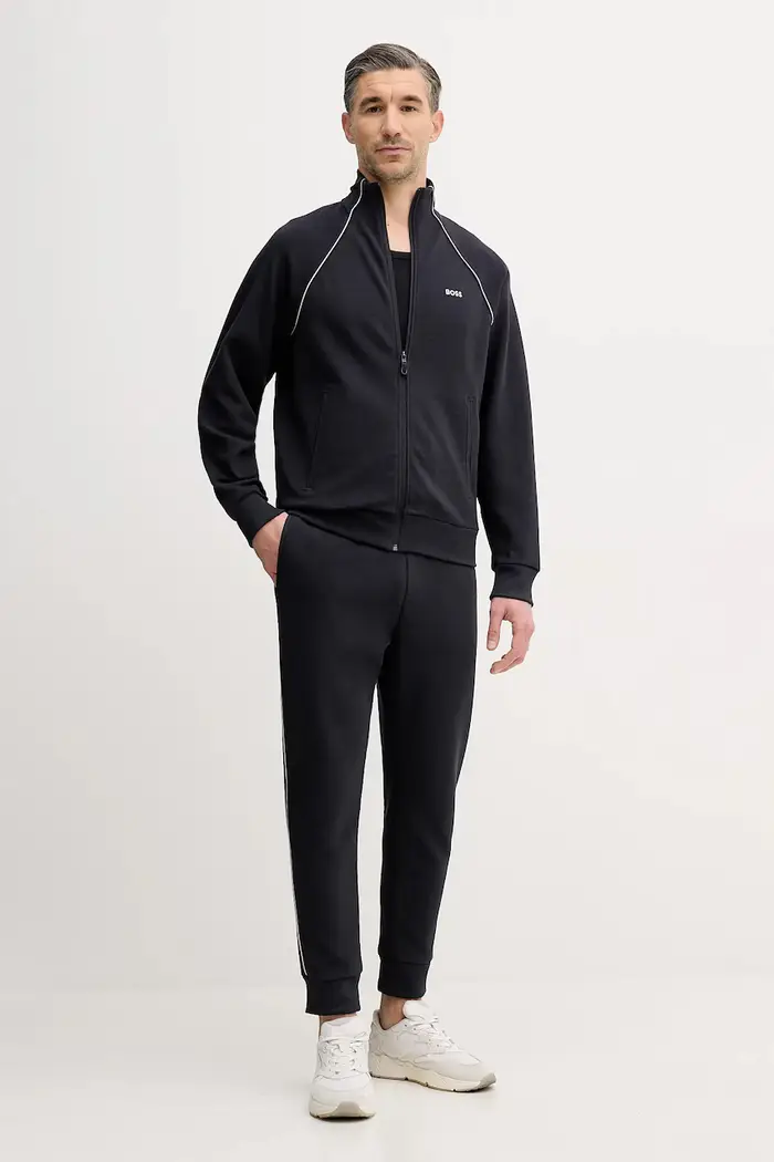 BOSS Green tuta da uomo con cotone SW_Tracksuit Set Blu navy