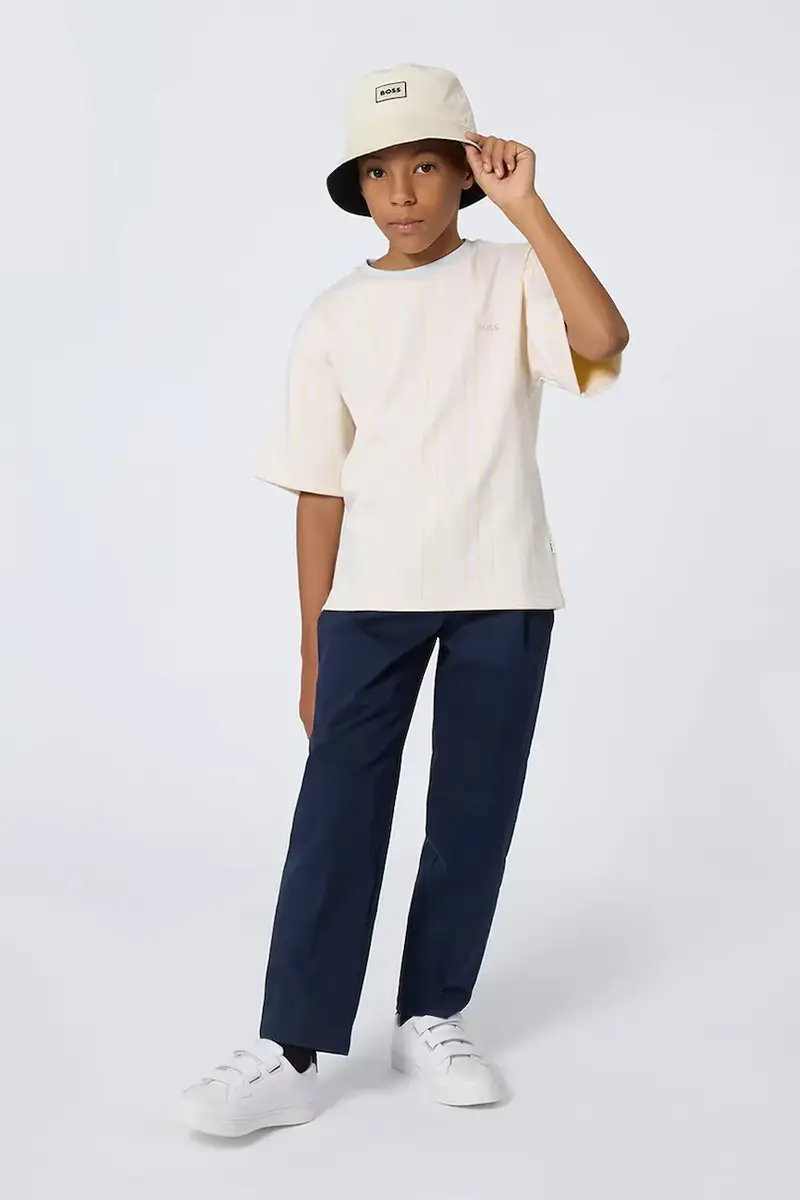 Boss maglietta per bambini colore bianco J52363