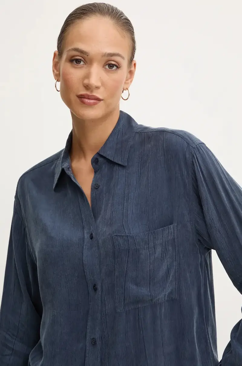 Boss Orange camicia donna colore blu navy 50528399
