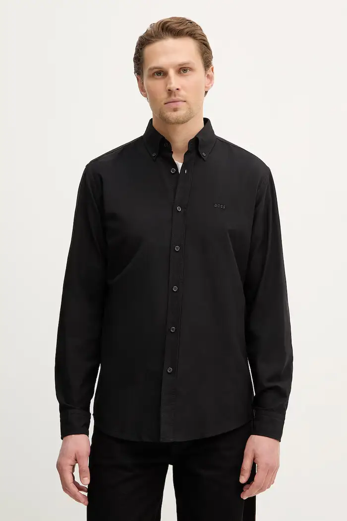 Boss Orange camicia in cotone Nero