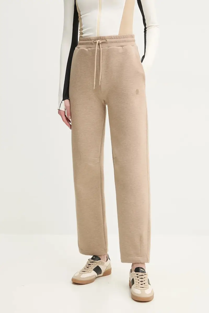 Boss pantaloni della tuta donna colore beige 50537486