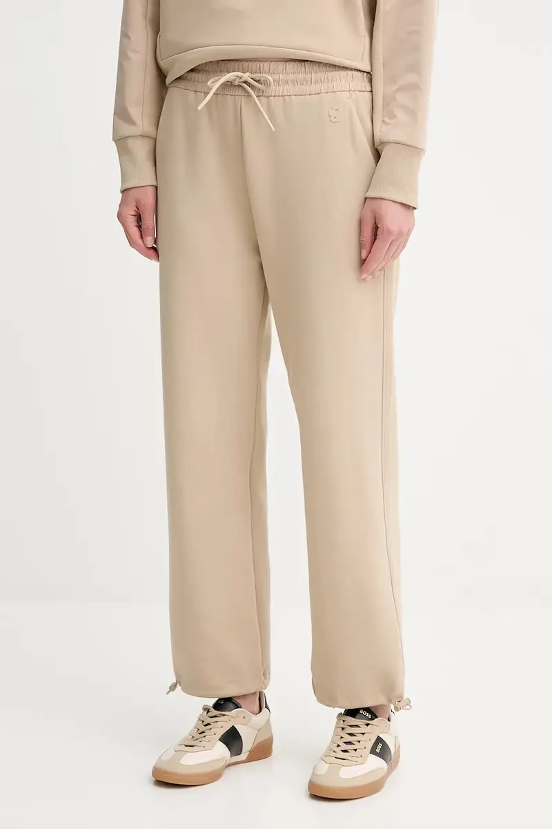 Boss pantaloni tuta donna colore beige 50553665