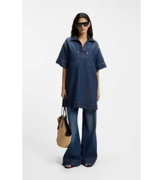 per donna 50558674 Polo blu (XS), Casual, Cotone, Manica corta