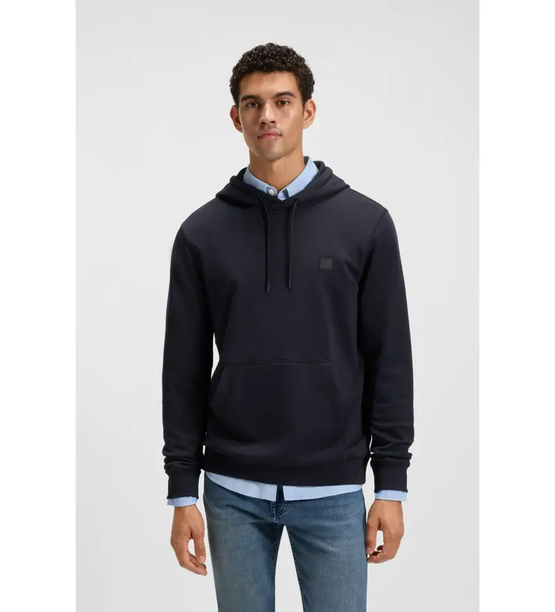 BOSS per uomo. 50509314 Felpa verde Wetalk, Casual, Poliestere