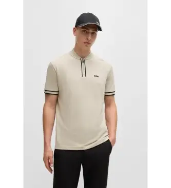 per uomo 50525147 Polo Pariq beige (XXL), Casual, Cotone, Manica corta