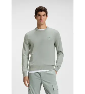 BOSS per uomo 50527583 Maglia Kanovano verde chiaro, Casual, Cotone