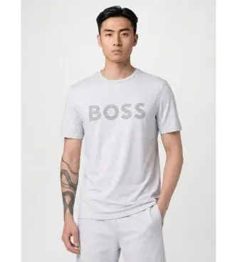 BOSS per uomo 50531244 Maglietta attiva, Casual, Manica corta, Polister riciclato, Sostenibile