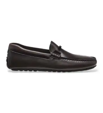 per uomo 50548100 Mocassini in pelle Noel Mocc marrone (46), Basso, Nessuno, Casual, Classico Marrone scuro