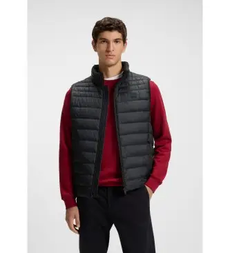 BOSS per uomo 50549243 Gilet nero Odeno2, Casual, Poliestere