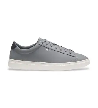 per uomo 50552853 Sneakers in pelle Kieran Tenn grigio (44), Basso, Stringhe, Casual Blu