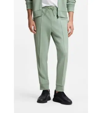 per uomo 50553574 Pantaloni da tuta verdi a gamba dritta (6XL), Casual, Verde, Cotone
