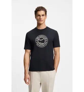 per uomo 50553648 T-shirt in maglia con illustrazione blu navy (3XL), Casual, Cotone, Manica corta