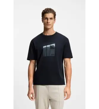 per uomo 50554365 T-shirt da tennis Pima blu navy (XXL), Casual, Cotone, Manica corta