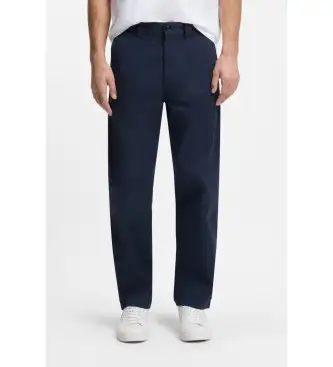 Pantaloni Uomo Blu Zip