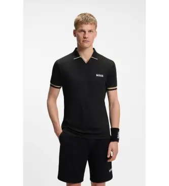 per uomo 50559200 Polo Active slim fit nera (XL), Nero, Casual, Sportivo, Multisport, Poliestere, Manica corta