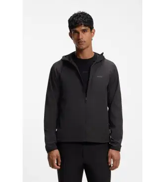 per uomo 50561385 Giacca Airynix con cappuccio nero (3XL), Casual, Sportivo, Poliestere