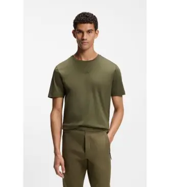 per uomo 50561856 T-shirt verde in cotone mercerizzato (XL), Casual, Manica corta