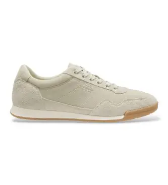 BOSS per uomo 50563598 Sneakers in pelle Nitan Lowp beige, Basso, Camoscio, Stringhe, Casual