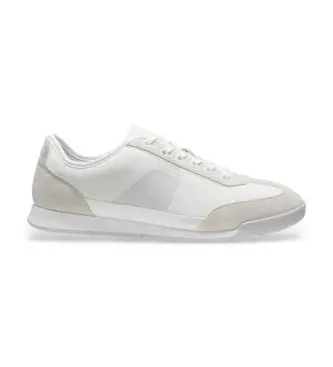 per uomo 50563824 Scarpe da ginnastica bianche con suola scanalata (46), Bianco, Basso, Stringhe, Casual