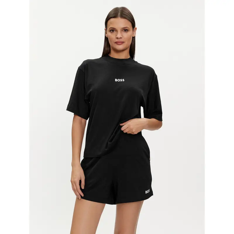 BOSS Pigiama Adeline 50515581 Nero Regular Fit