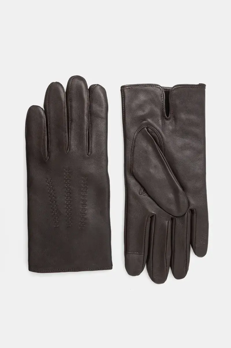 Boss quanti in pelle uomo colore marrone 50526681