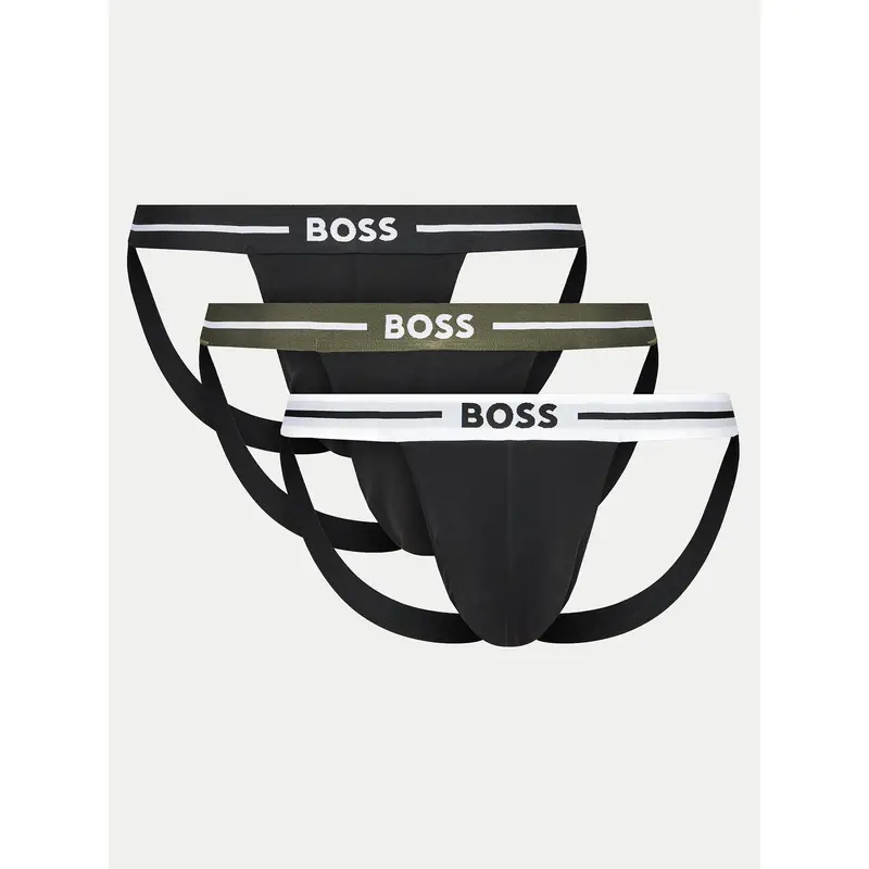 BOSS Set di 3 sospensori 50517823 Nero