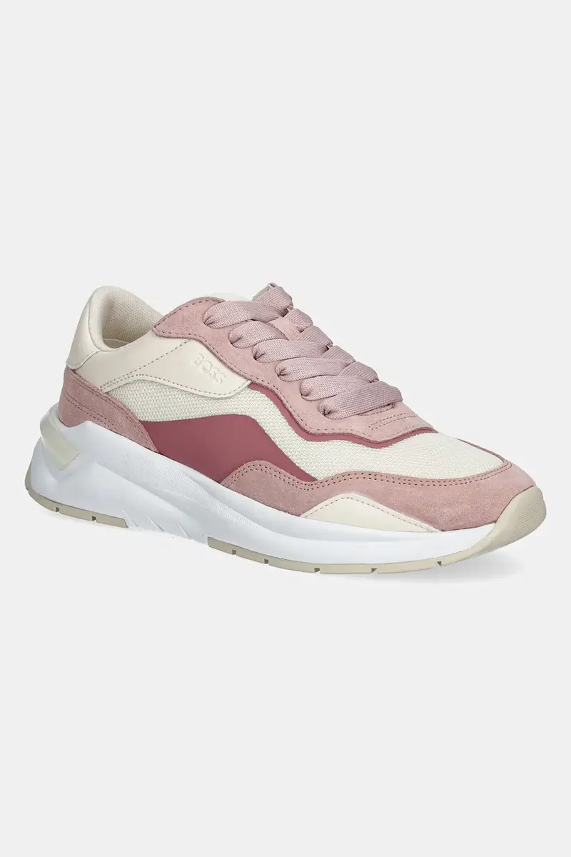 Boss sneakers Skylar colore rosa 50536407