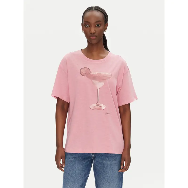 Boss T-shirt Rosa 4409648