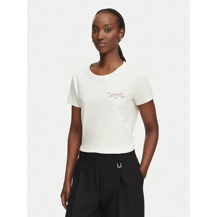 BOSS T-shirt C_Elove_5 50566827 Crema Slim Fit