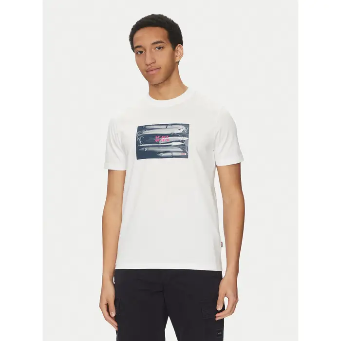 T-shirt Dune 50539194 Écru Regular Fit Crema