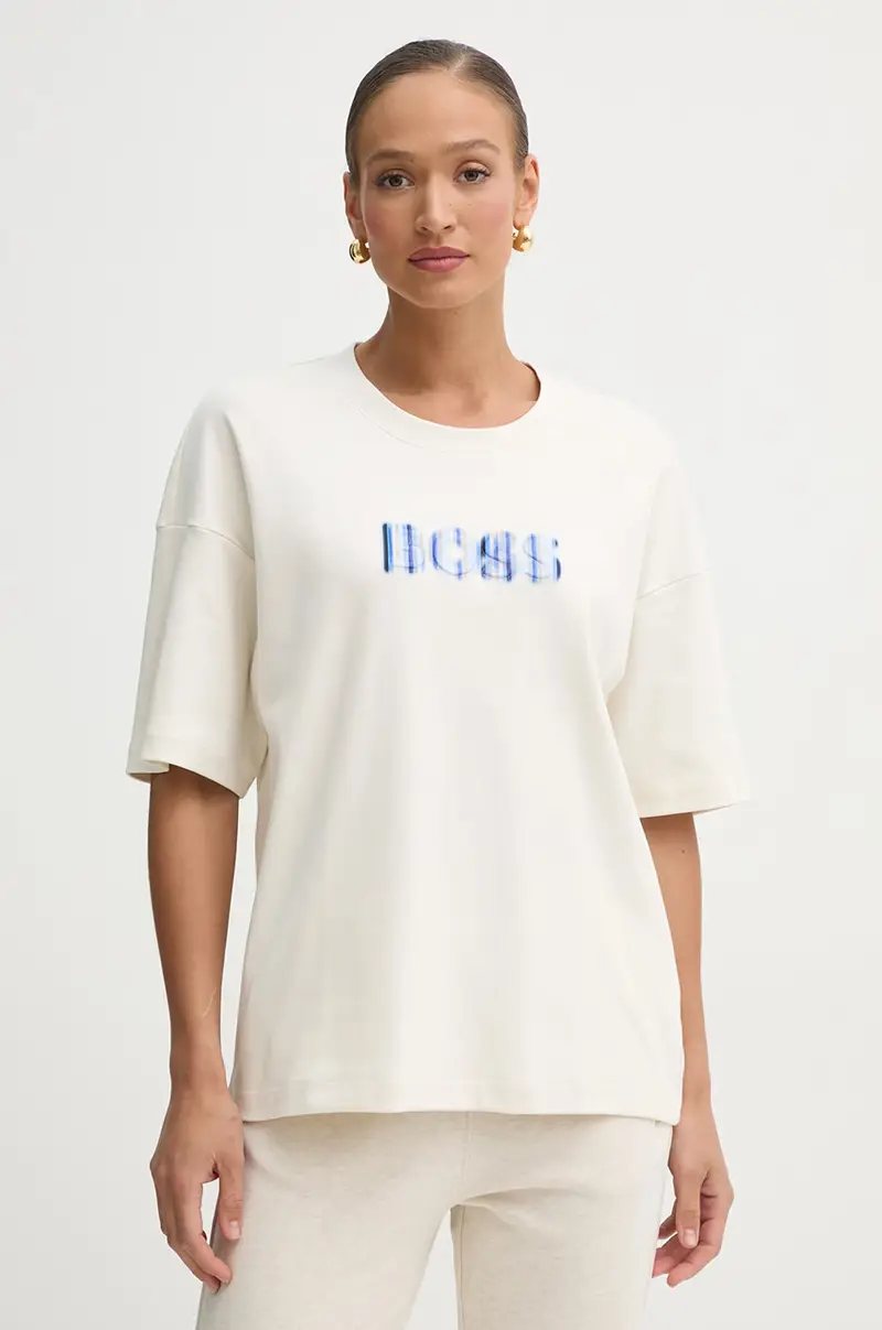Boss T-shirt Donna Beige 3291542
