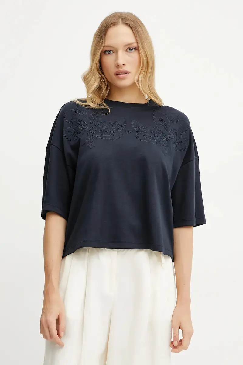 Boss T-shirt Donna Blu 2221300