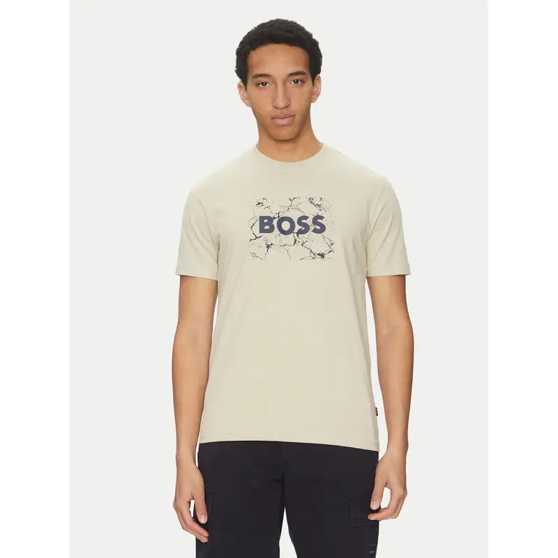 Boss T-shirt Beige 3222738
