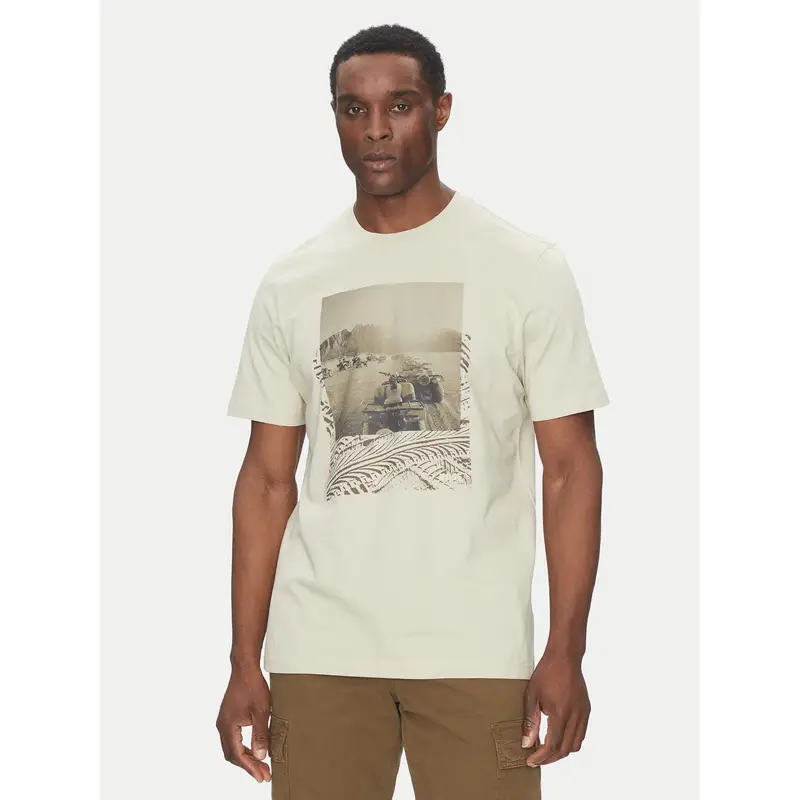 Boss T-shirt Beige 3222742