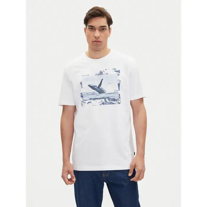 T-shirt Te_Dunetrace 50539187 Bianco Regular Fit