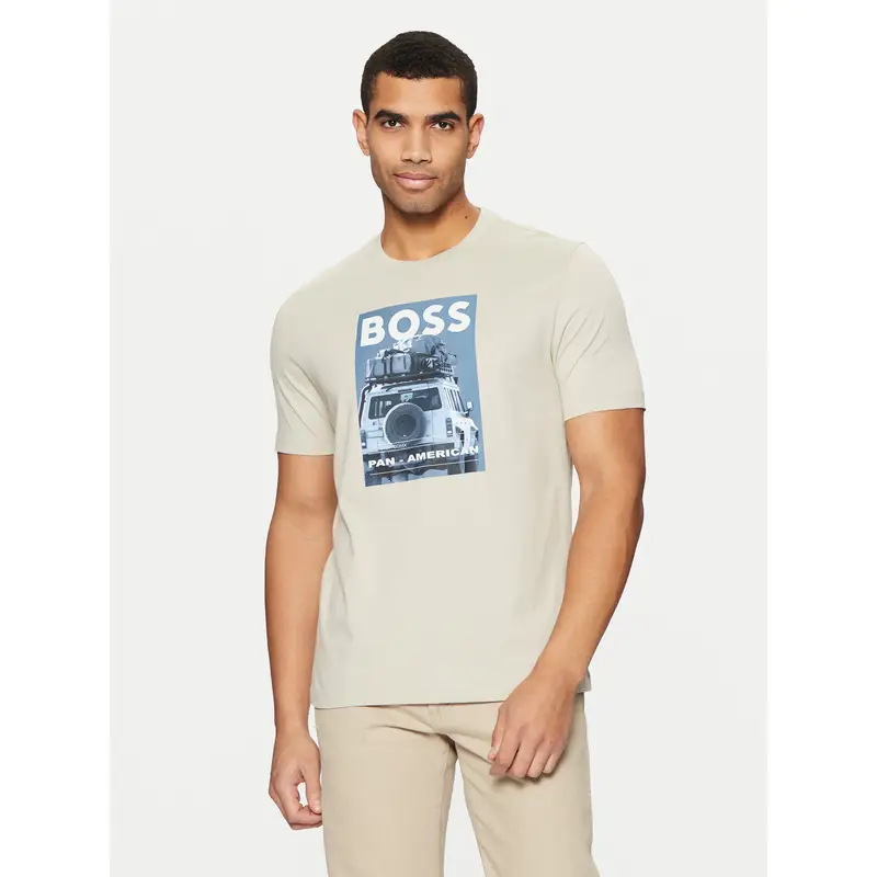 Boss T-shirt Beige 3979350