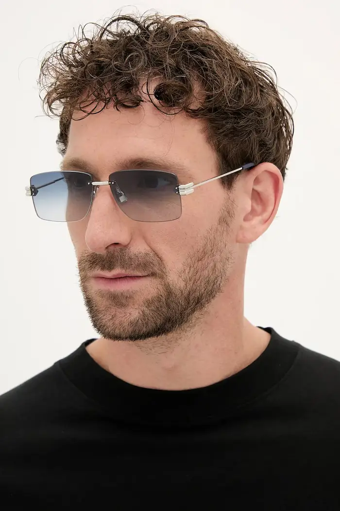 Bottega Veneta occhiali da sole Argento