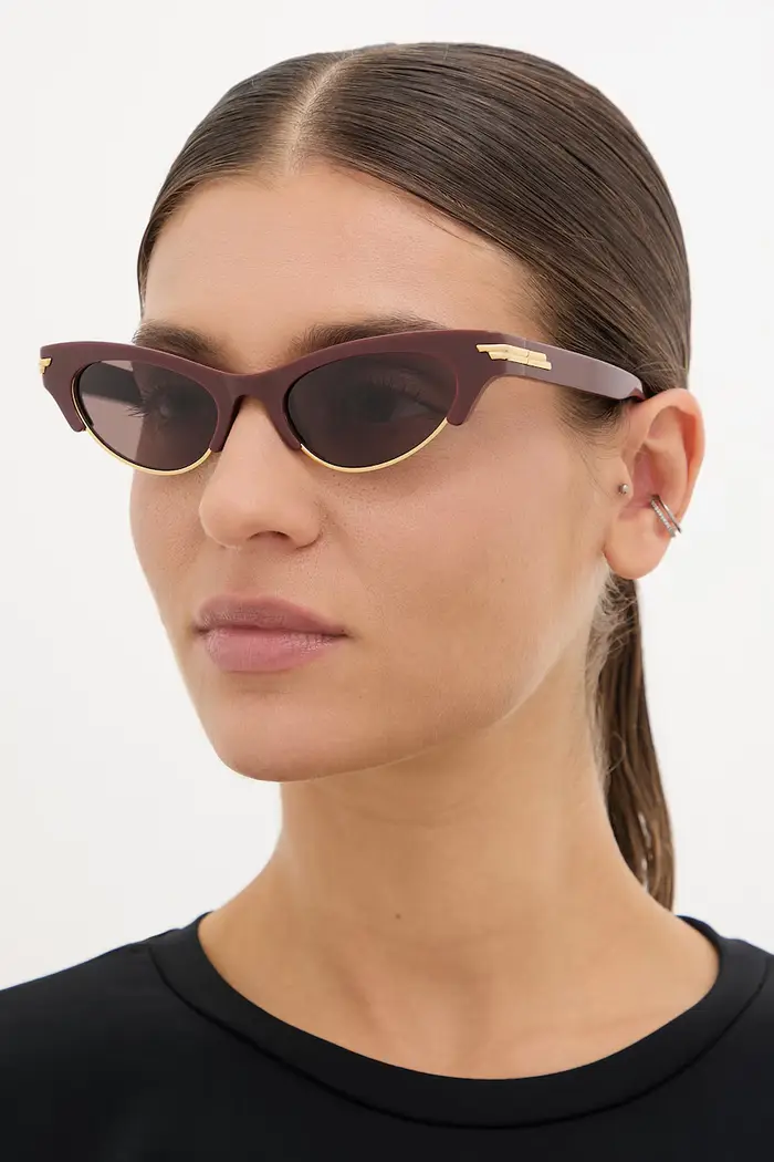 Bottega Veneta occhiali da sole da donna Granata